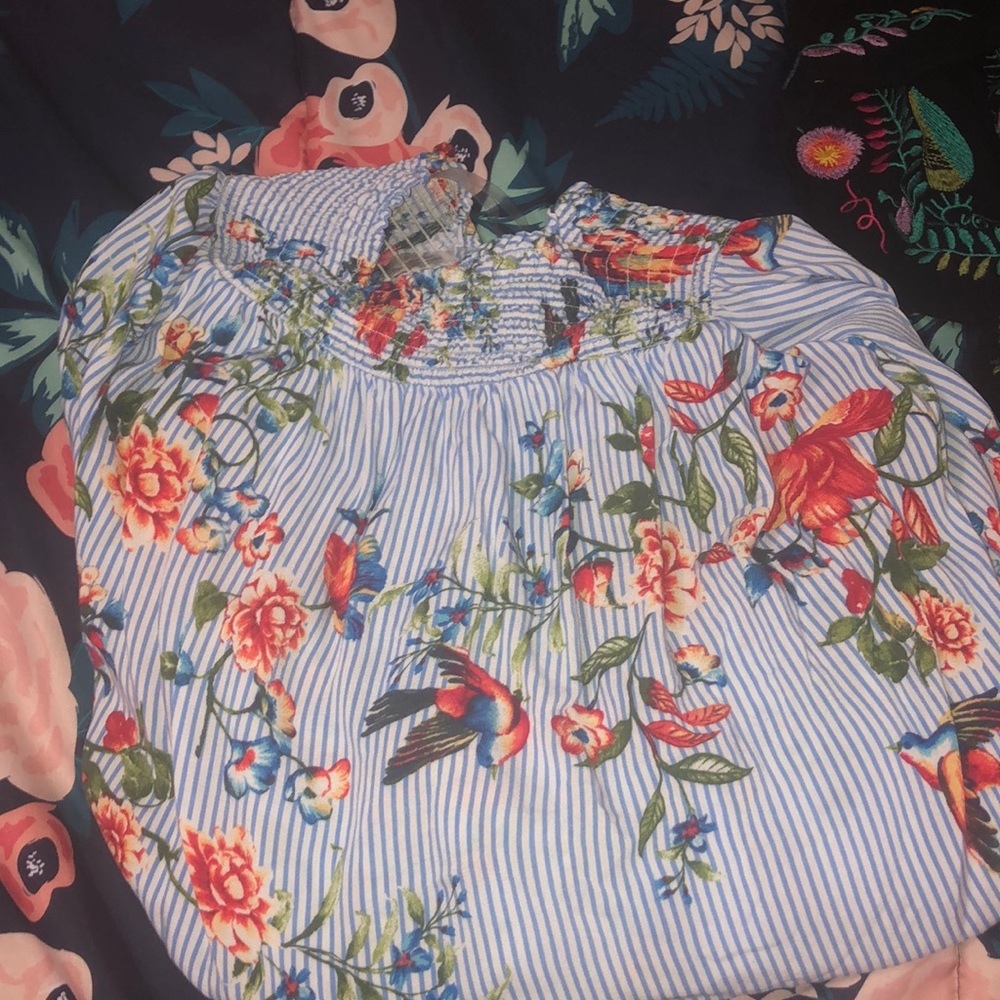 Flowered blouse